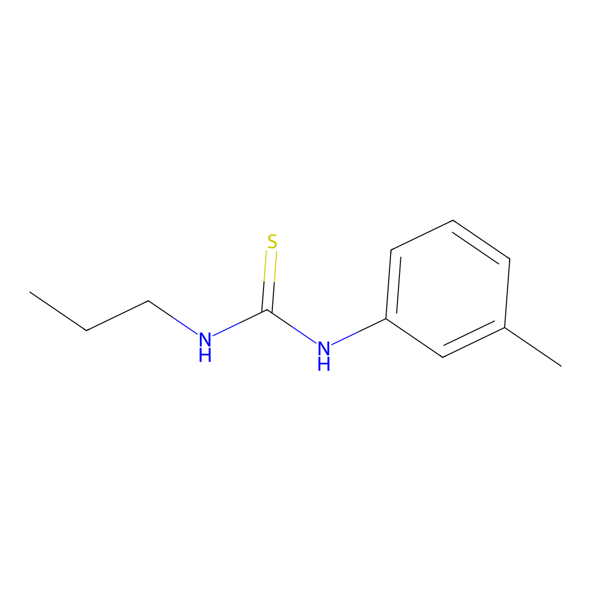 1-(3-Methylphenyl)-3-propylthiourea molecular structure, CAS 404901-41-3