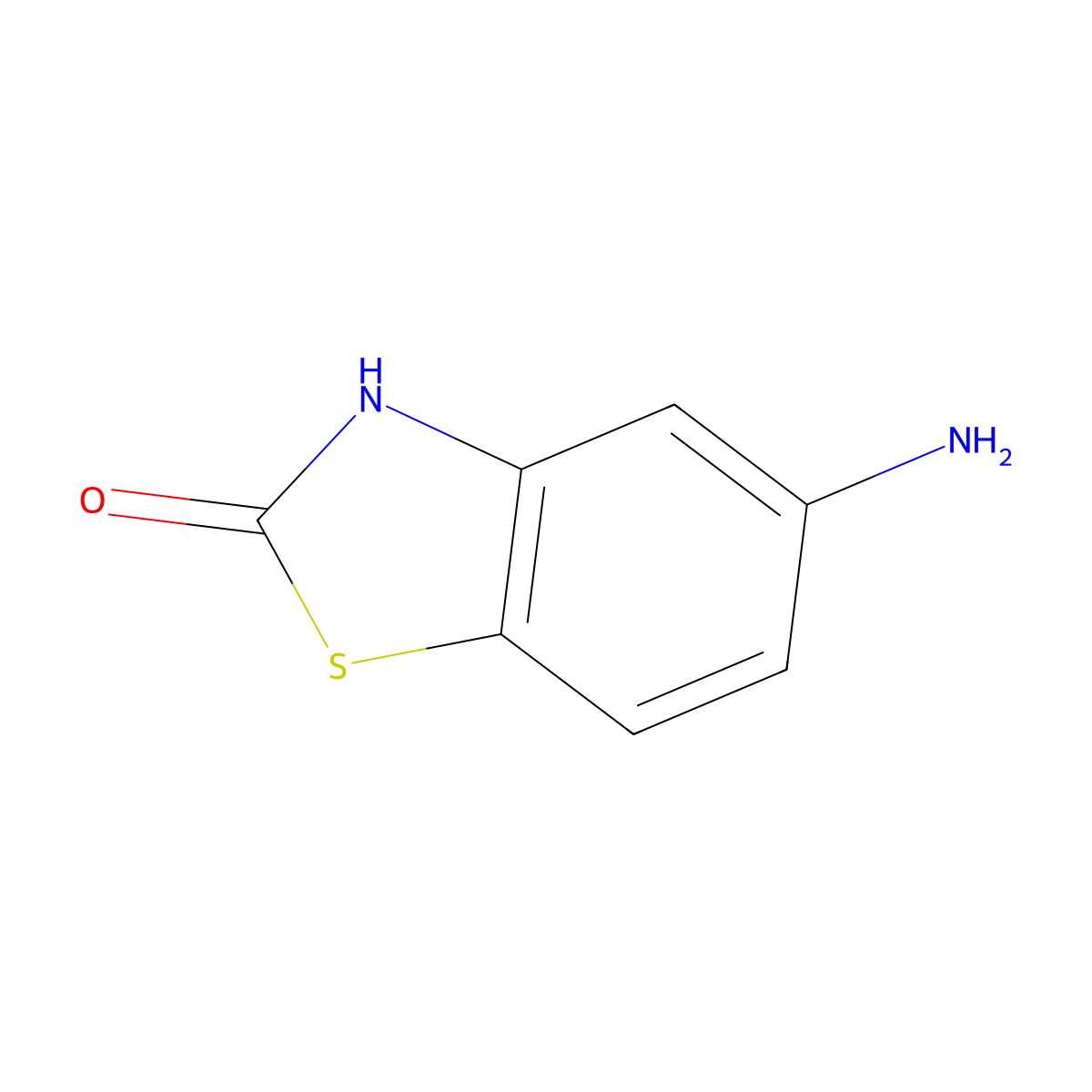 5-Amino-2,3-dihydro-1,3-benzothiazol-2-one molecular structure, CAS 404901-68-4