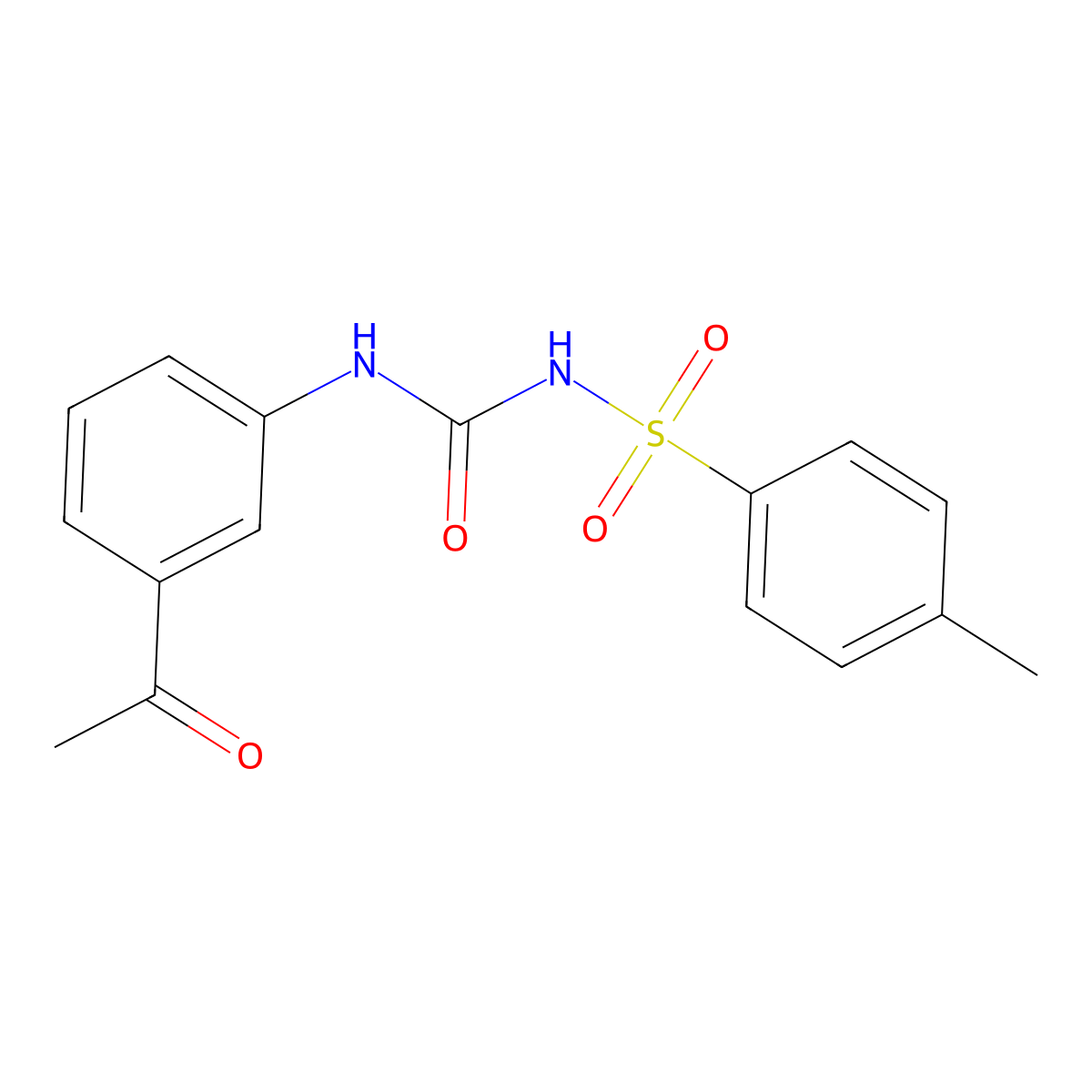 1-(3-Acetylphenyl)-3-((4-methylphenyl)sulfonyl)urea molecular structure, CAS 404905-33-5