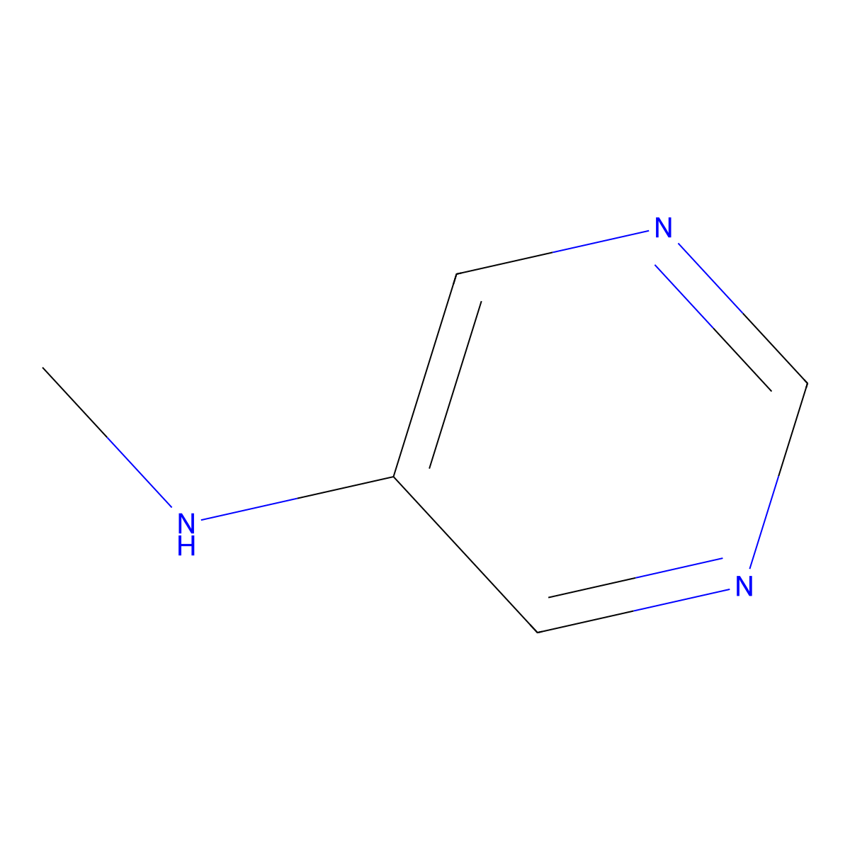 N-Methylpyrimidin-5-amine molecular structure, CAS 40492-24-8