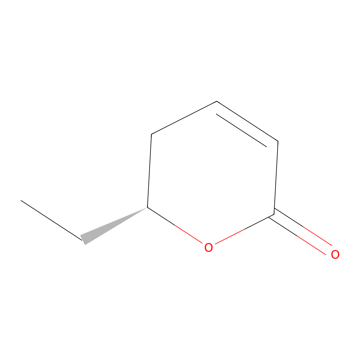 (R)-6-Ethyl-5,6-dihydro-2H-pyran-2-one molecular structure, CAS 404958-09-4