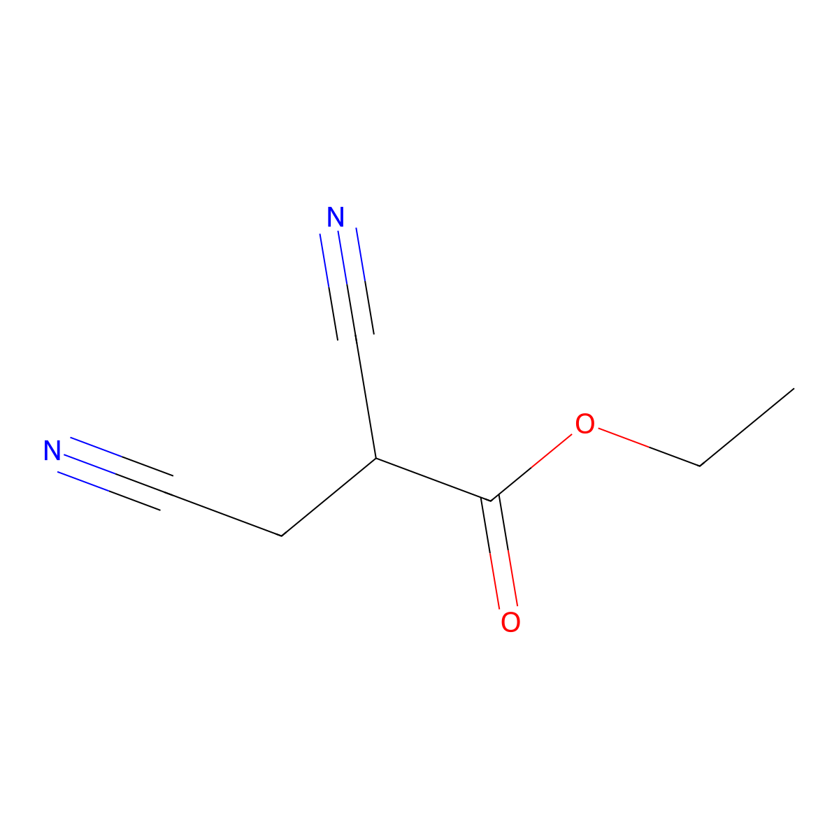 Ethyl 2,3-Dicyanopropionate molecular structure, CAS 40497-11-8