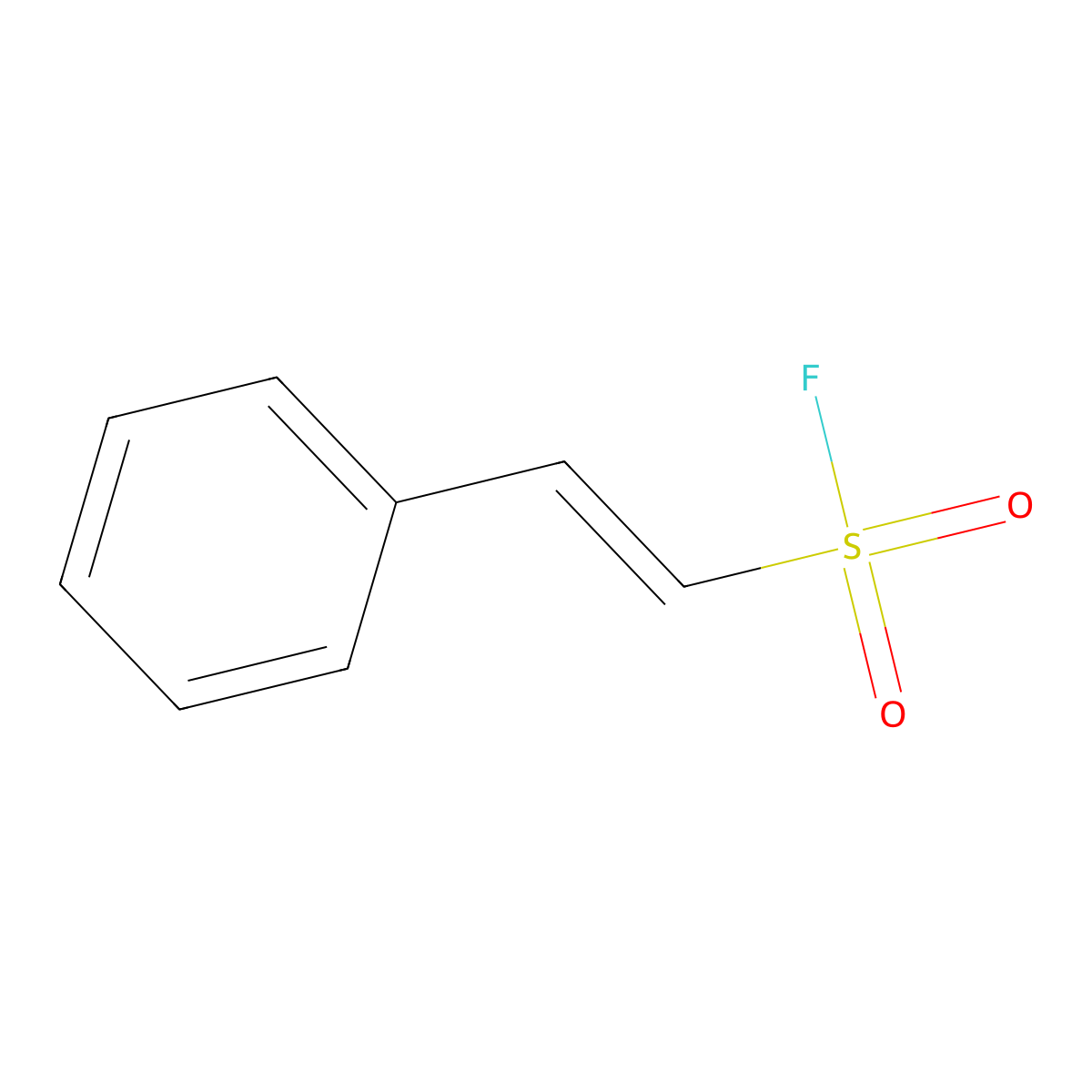 Ethenesulfonyl fluoride, 2-phenyl- molecular structure, CAS 405-18-5
