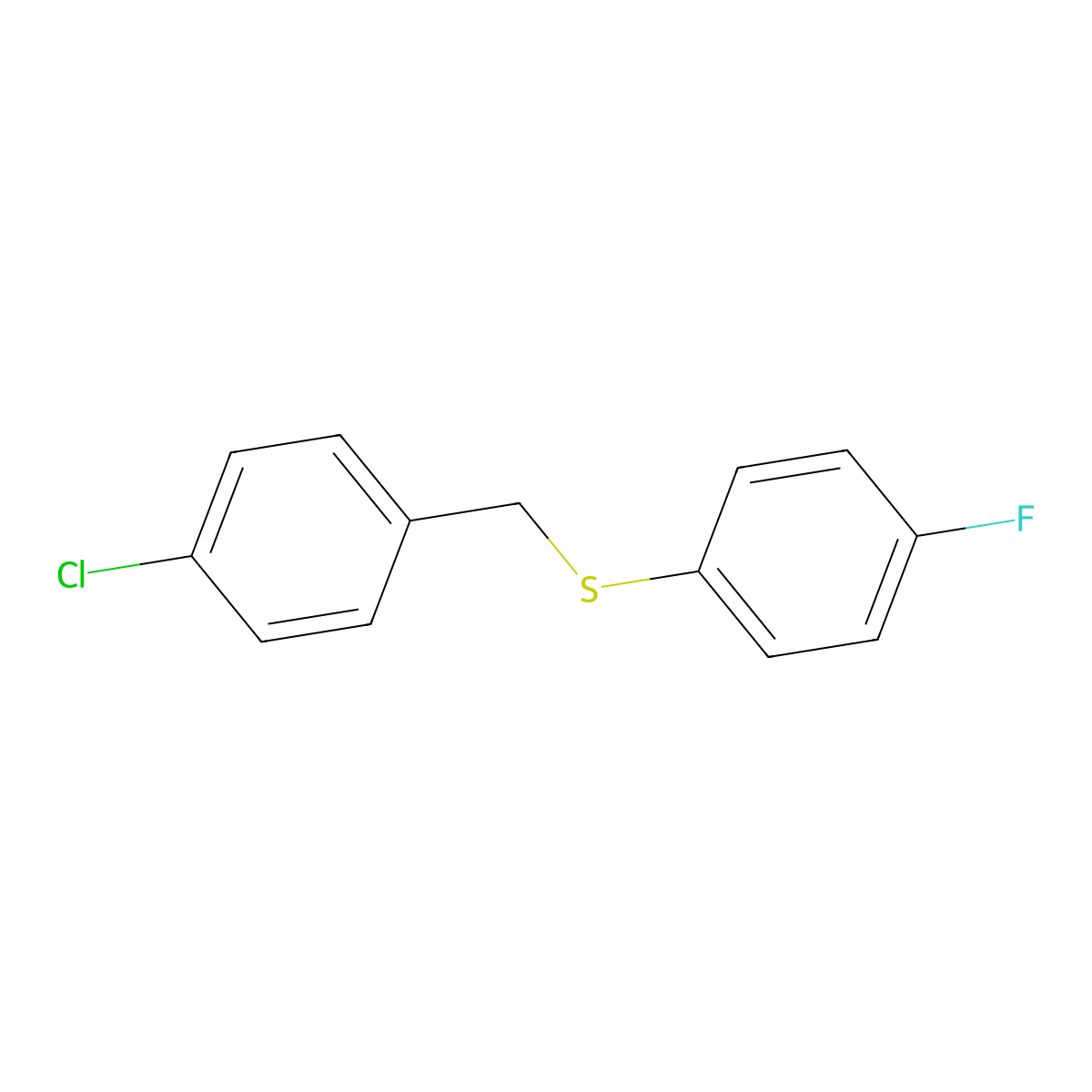 Fluorbenside molecular structure, CAS 405-30-1