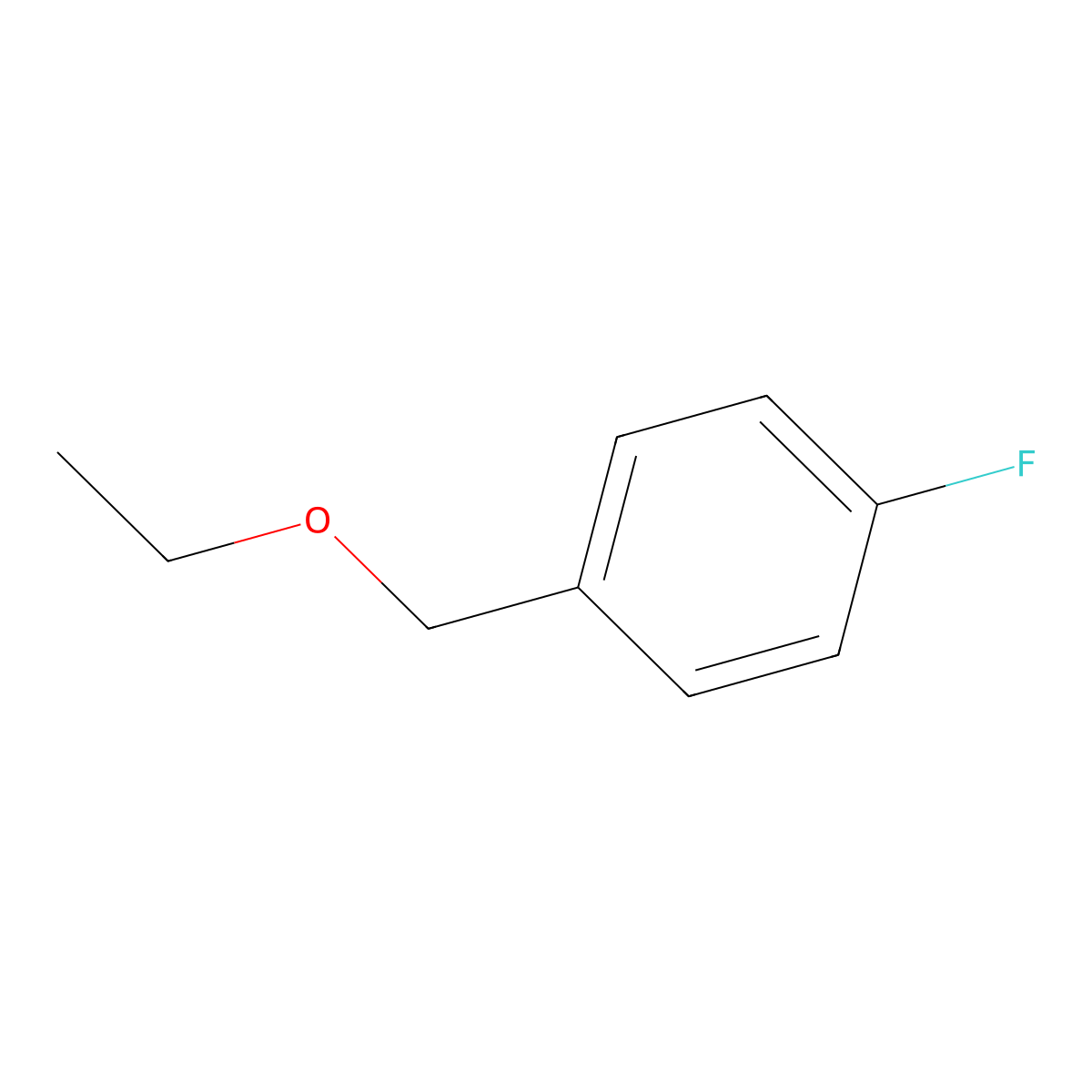 1-(Ethoxymethyl)-4-fluorobenzene molecular structure, CAS 405-70-9