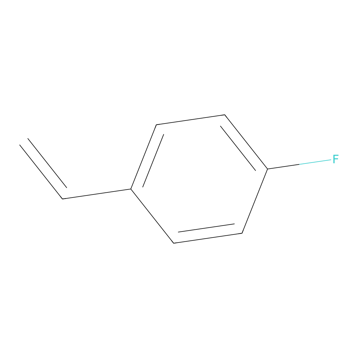 4-Fluorostyrene molecular structure, CAS 405-99-2