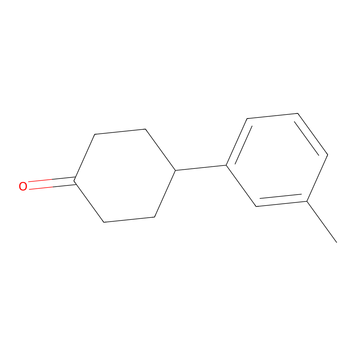 4-(m-Tolyl)cyclohexanone molecular structure, CAS 40503-89-7