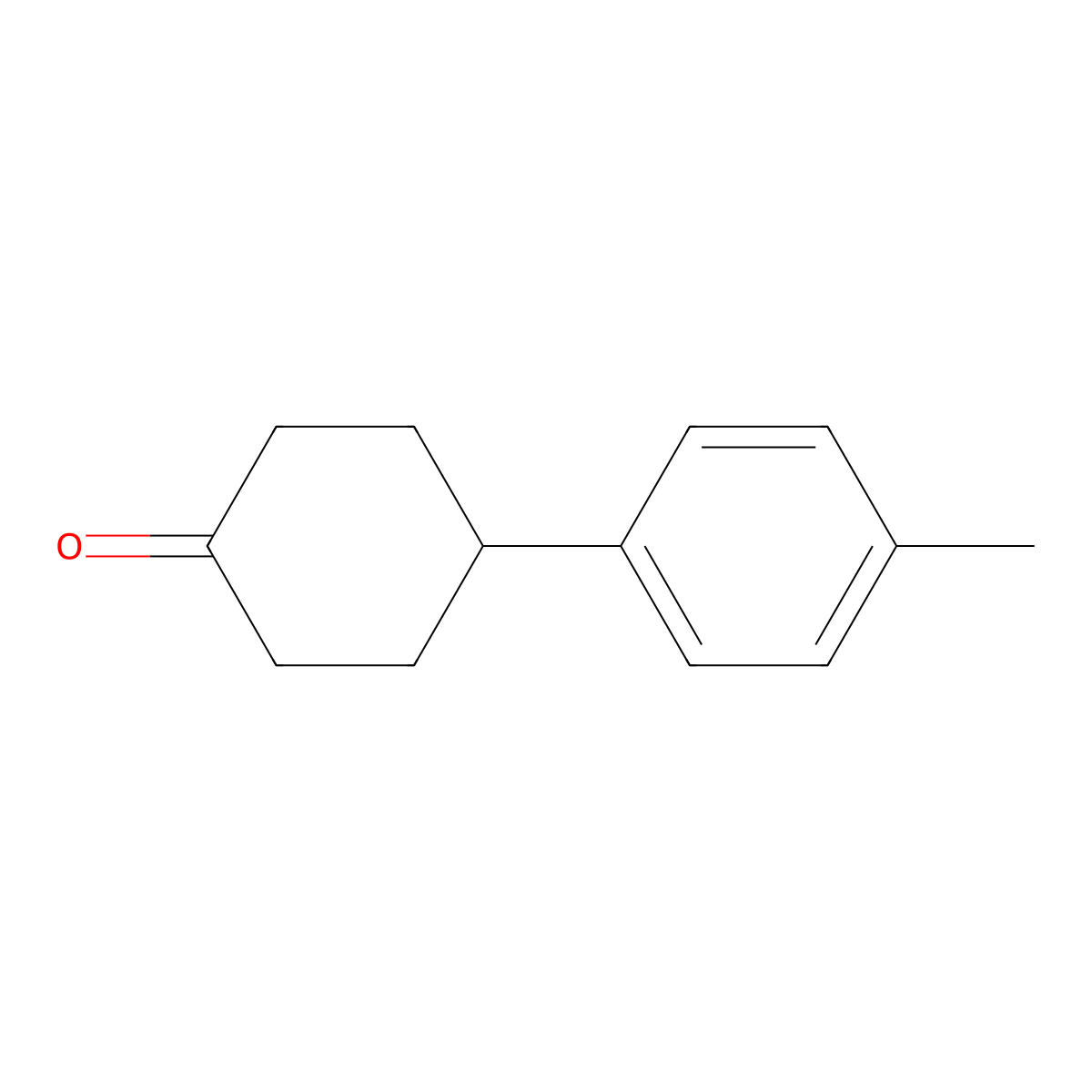 4-(4-Methylphenyl)cyclohexan-1-one molecular structure, CAS 40503-90-0