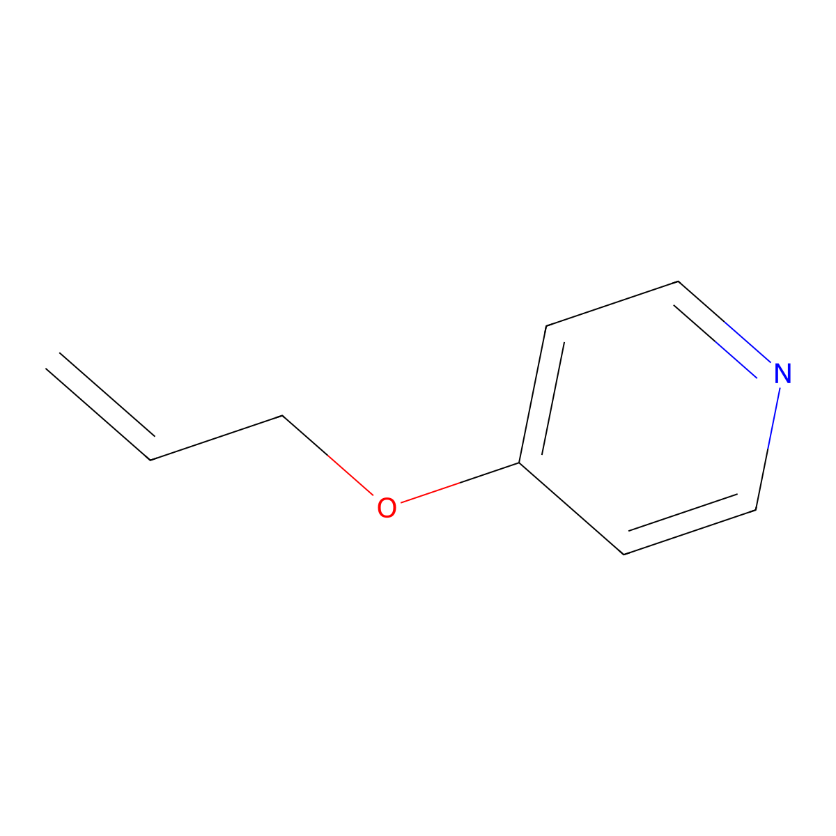 4-Allyloxypyridine molecular structure, CAS 40504-49-2