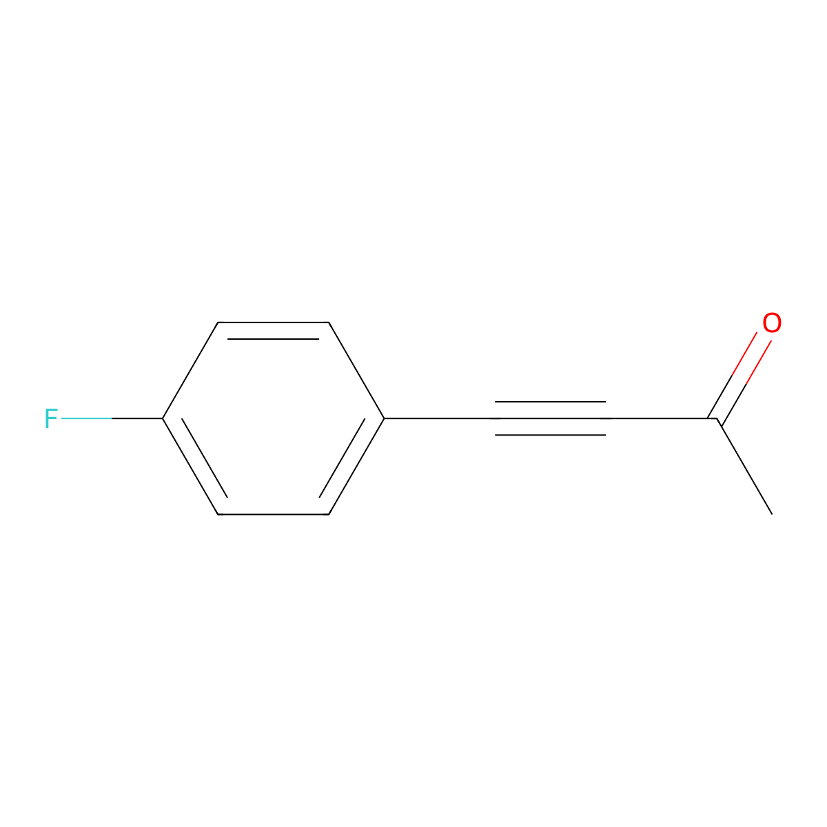 4-(4-Fluorophenyl)but-3-yn-2-one molecular structure, CAS 405065-66-9