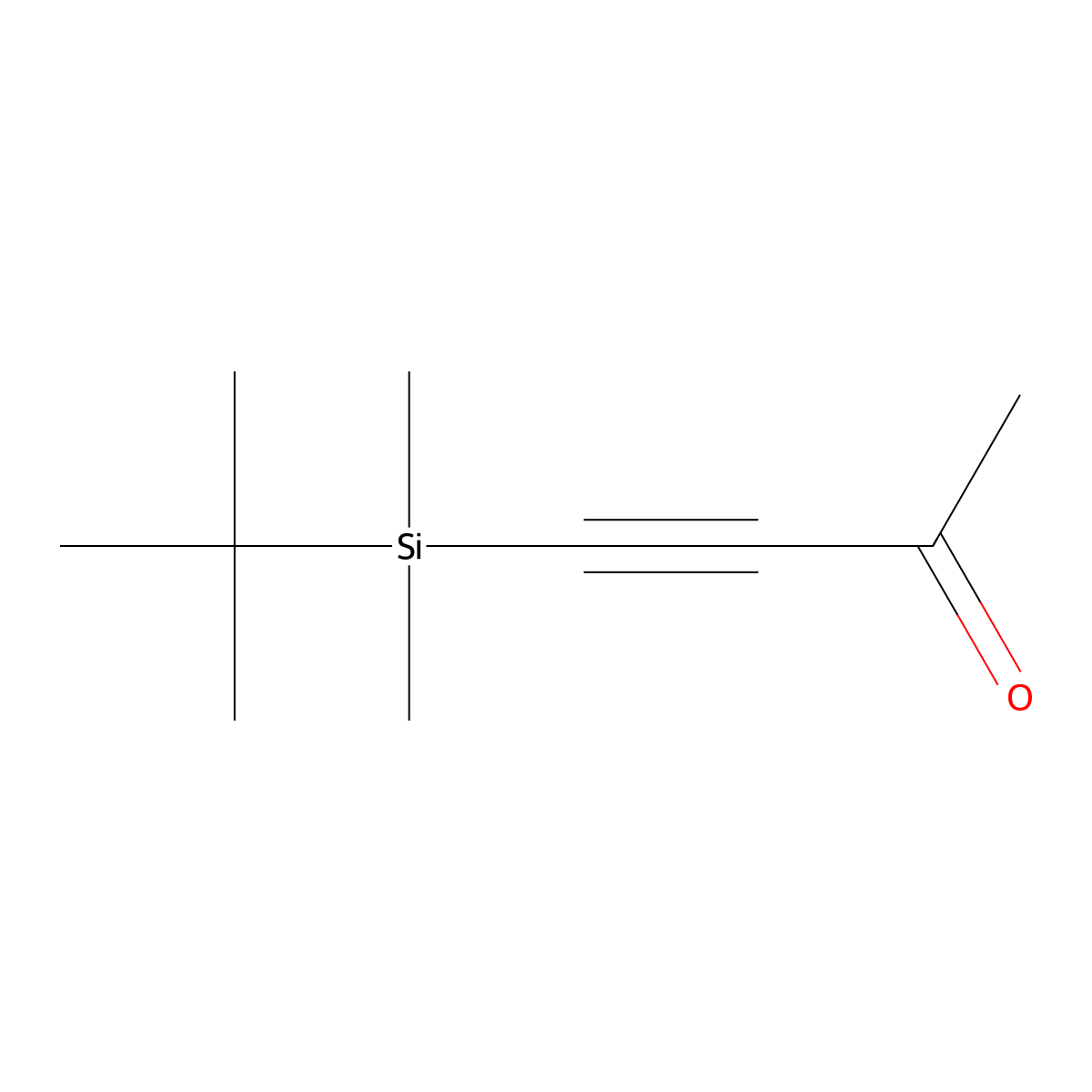 4-[(1,1-Dimethylethyl)dimethylsilyl]-3-butyn-2-one molecular structure, CAS 405065-83-0
