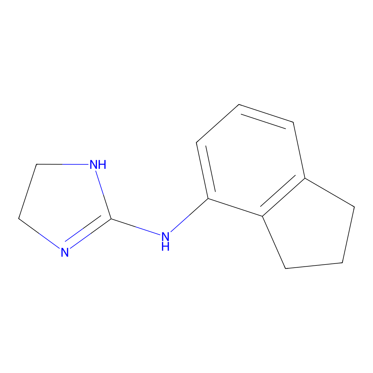 Indanazoline molecular structure, CAS 40507-78-6