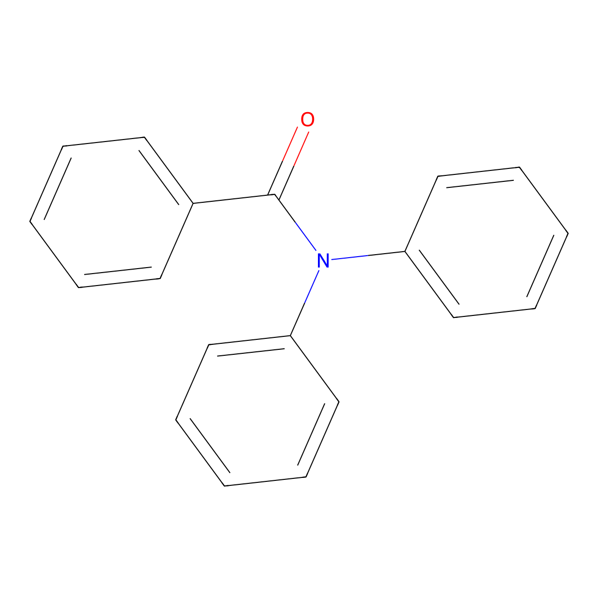 N,N-Diphenylbenzamide molecular structure, CAS 4051-56-3