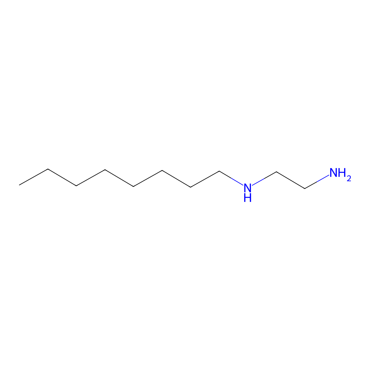 N1-octylethane-1,2-diamine molecular structure, CAS 40510-21-2