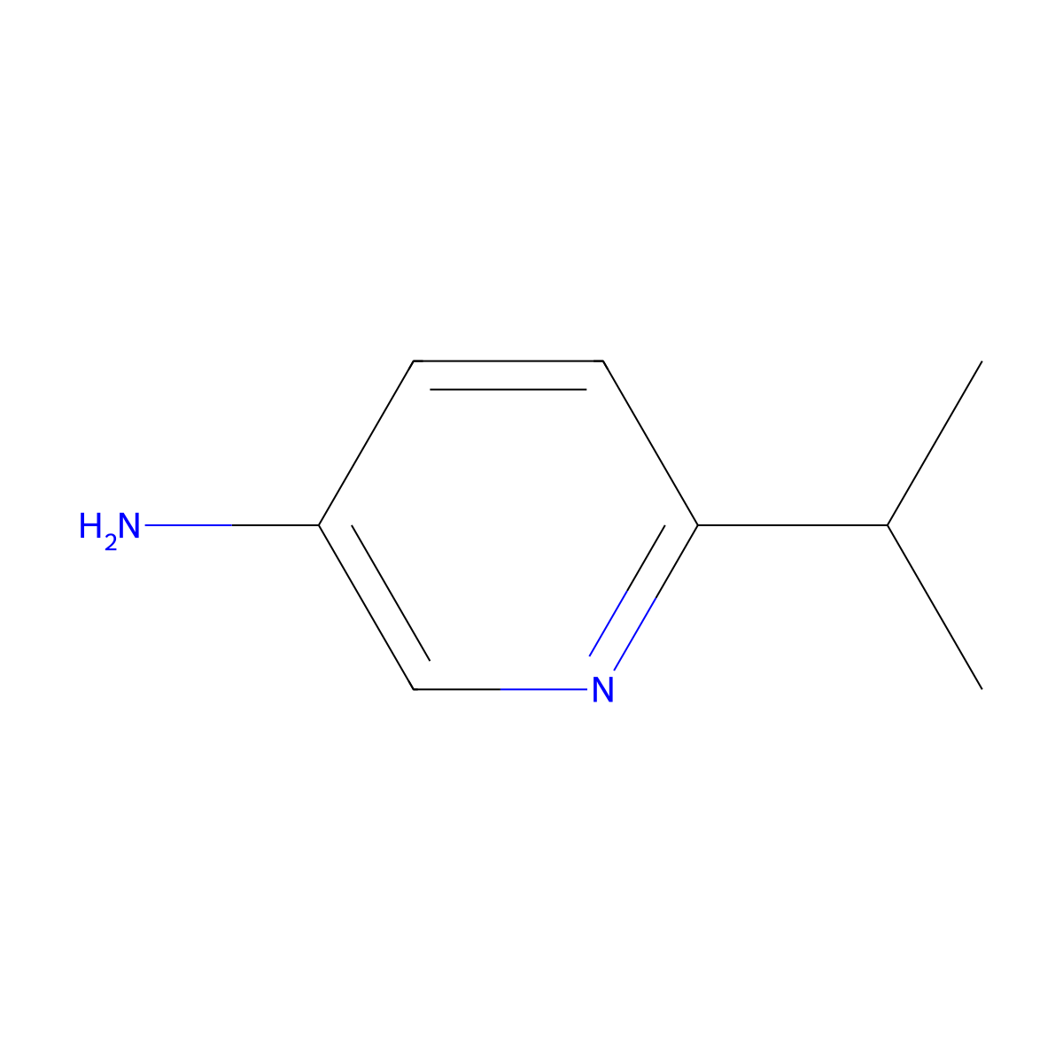 6-(Propan-2-yl)pyridin-3-amine molecular structure, CAS 405103-02-8