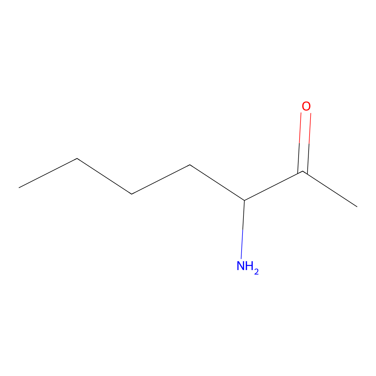 3-Aminoheptan-2-one molecular structure, CAS 40513-33-5