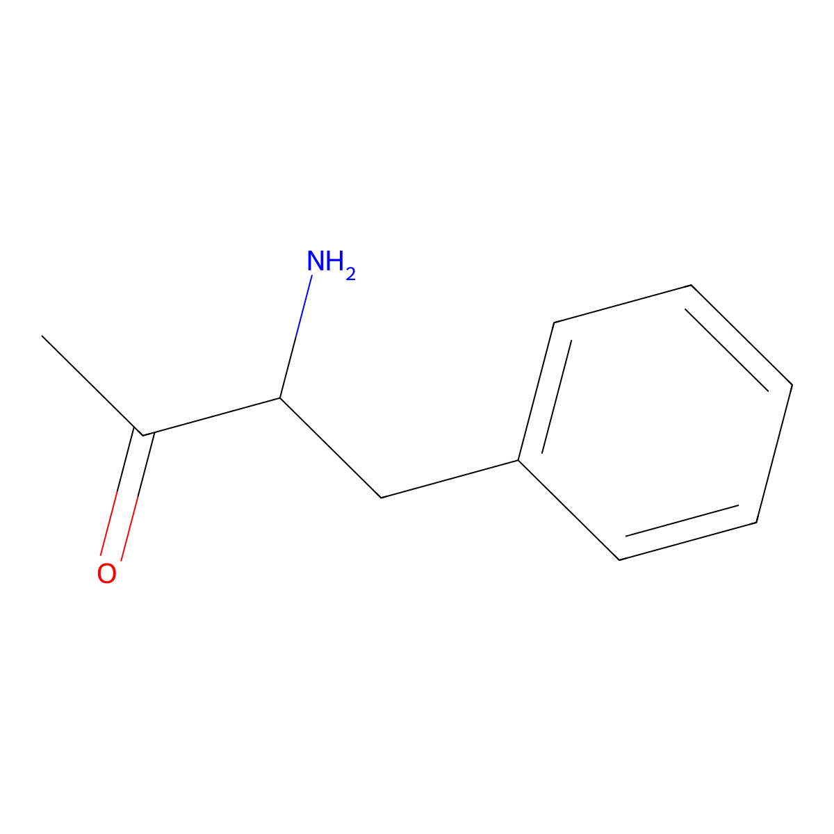 3-Amino-4-phenyl-2-butanone molecular structure, CAS 40513-35-7