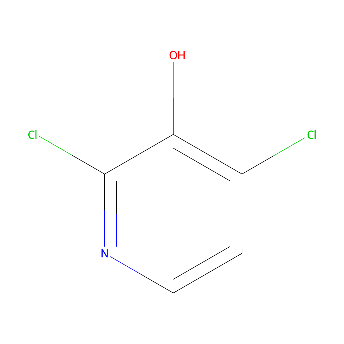 2,4-Dichloropyridin-3-OL molecular structure, CAS 405141-76-6