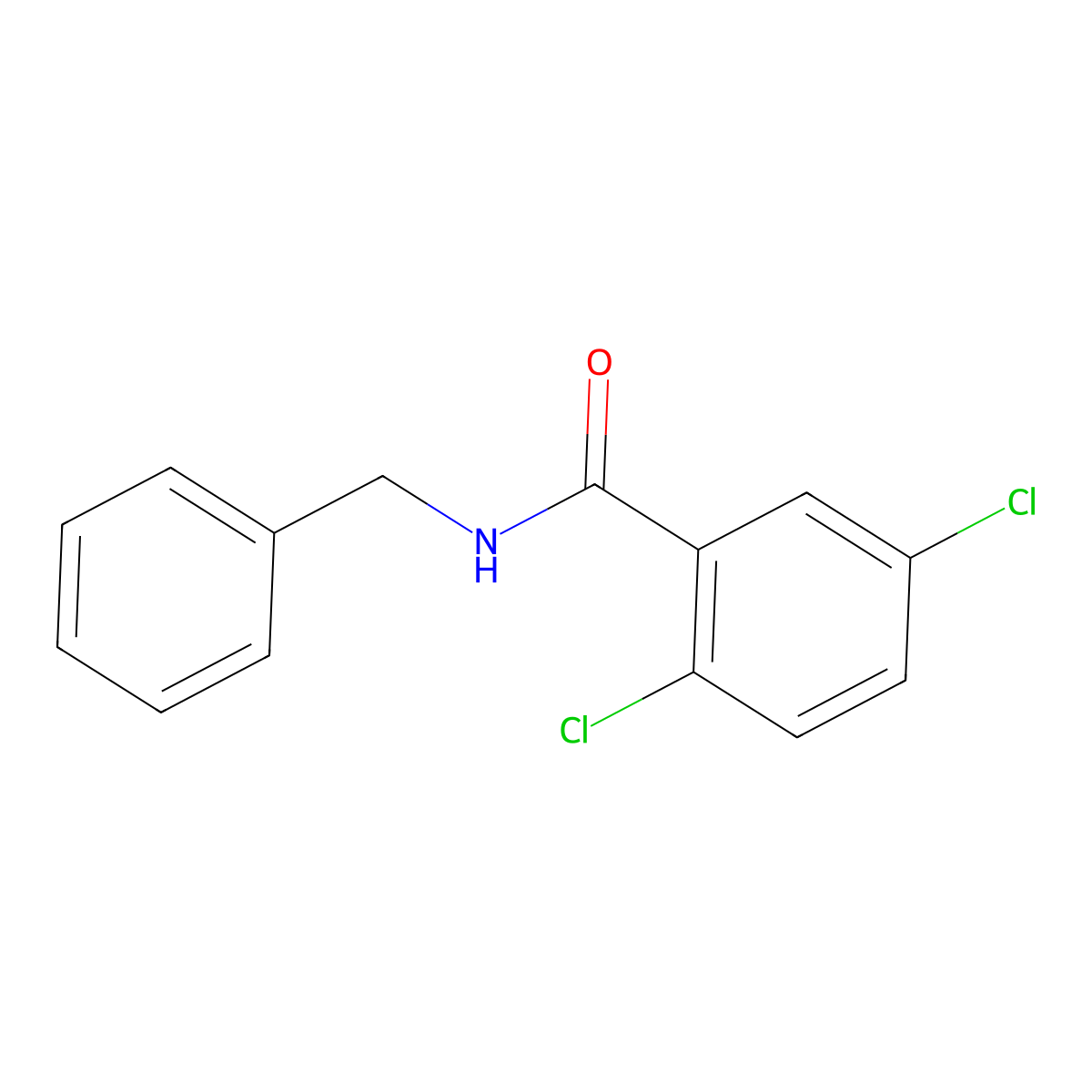 N-benzyl-2,5-dichlorobenzamide molecular structure, CAS 405147-38-8
