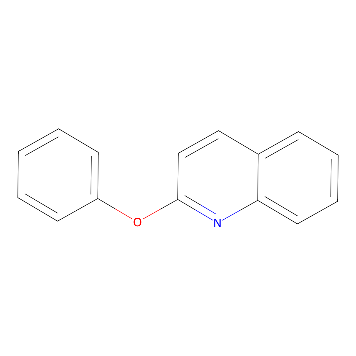 2-Phenoxyquinoline molecular structure, CAS 40515-82-0