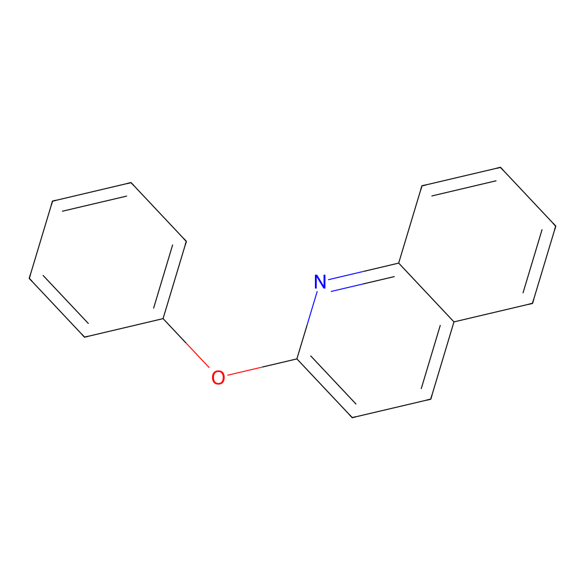 2-Phenoxyquinoline molecular structure, CAS 40515-82-0