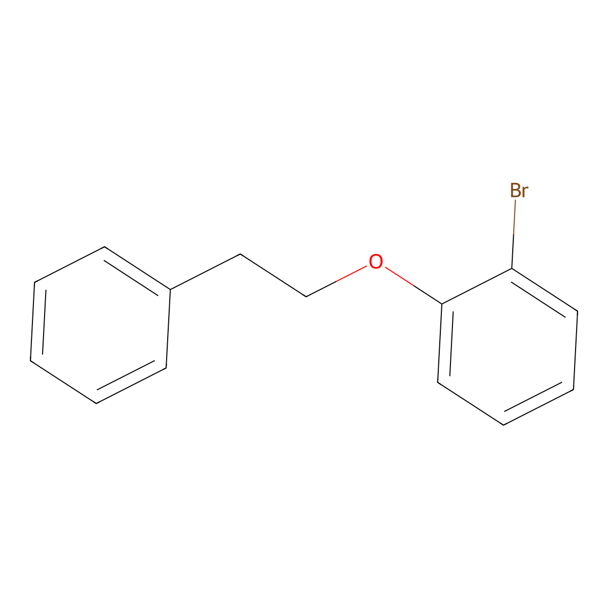 1-Bromo-2-(2-phenylethoxy)benzene molecular structure, CAS 40515-87-5