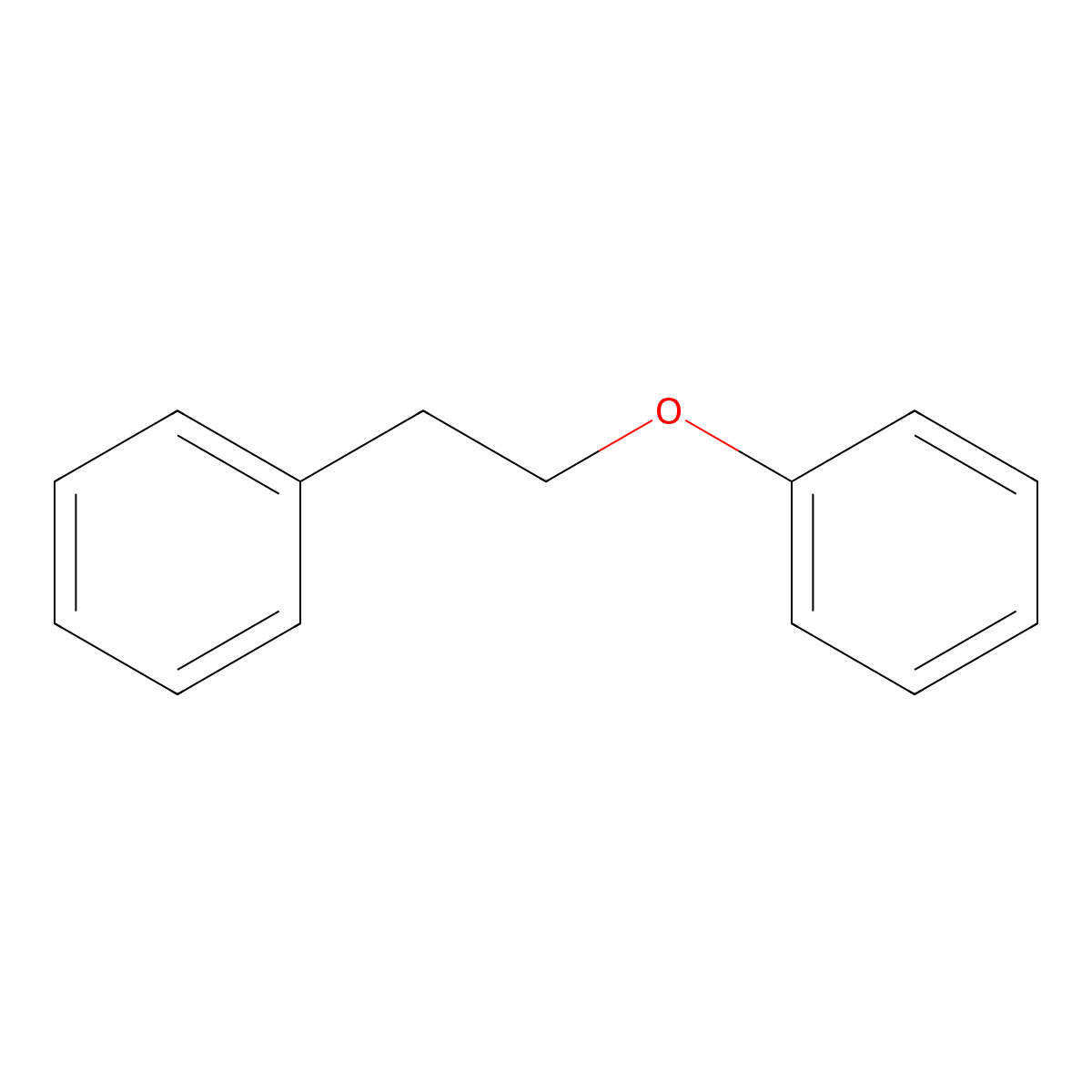2-Phenylethyl phenyl ether molecular structure, CAS 40515-89-7