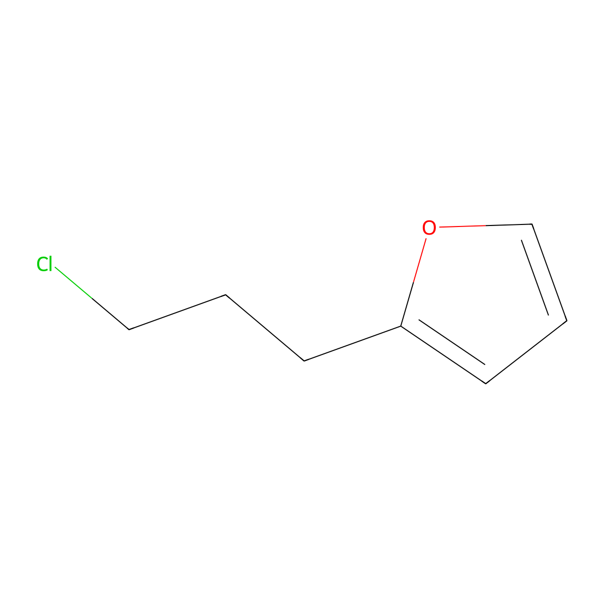 2-(3-Chloropropyl)furan molecular structure, CAS 40517-25-7