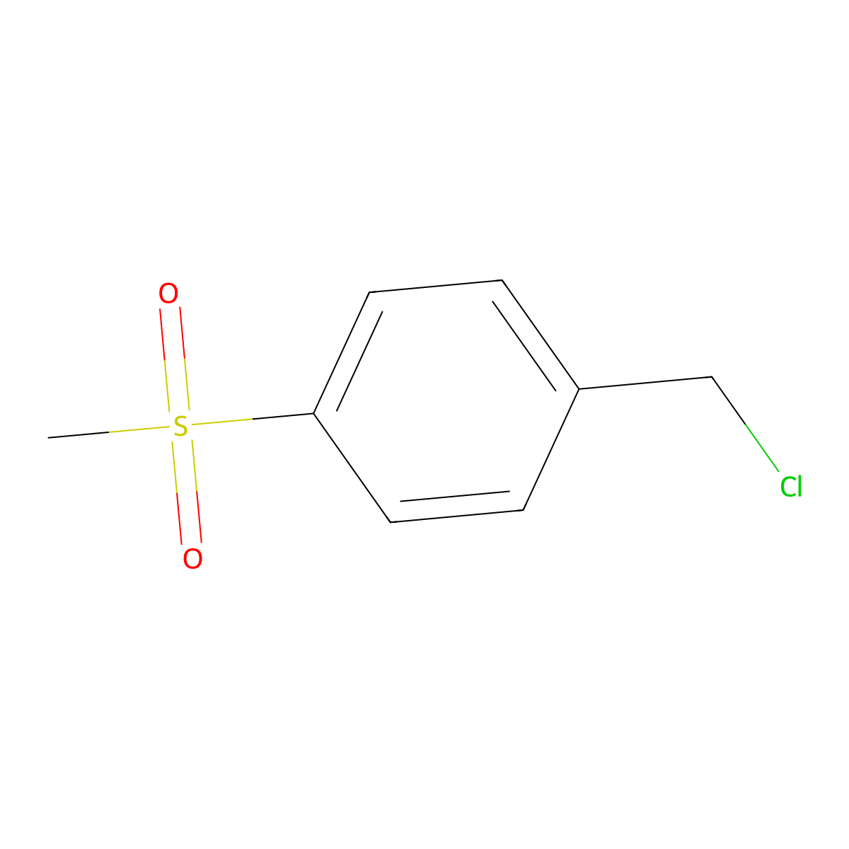 1-(Chloromethyl)-4-methanesulfonylbenzene molecular structure, CAS 40517-43-9