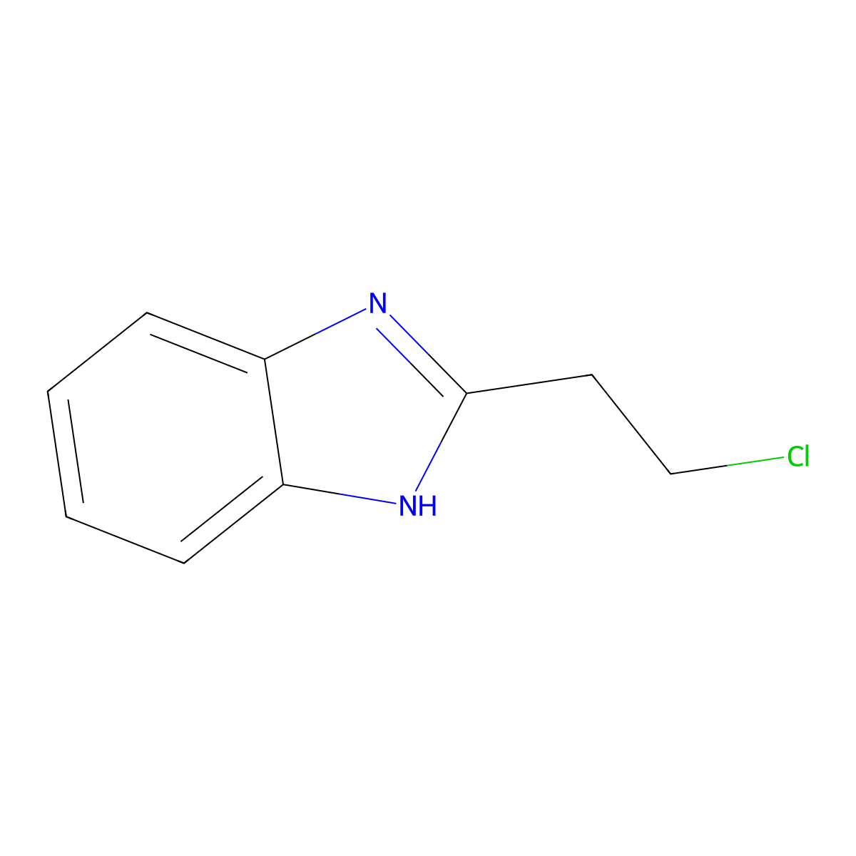 2-(2-Chloroethyl)benzimidazole molecular structure, CAS 405173-97-9