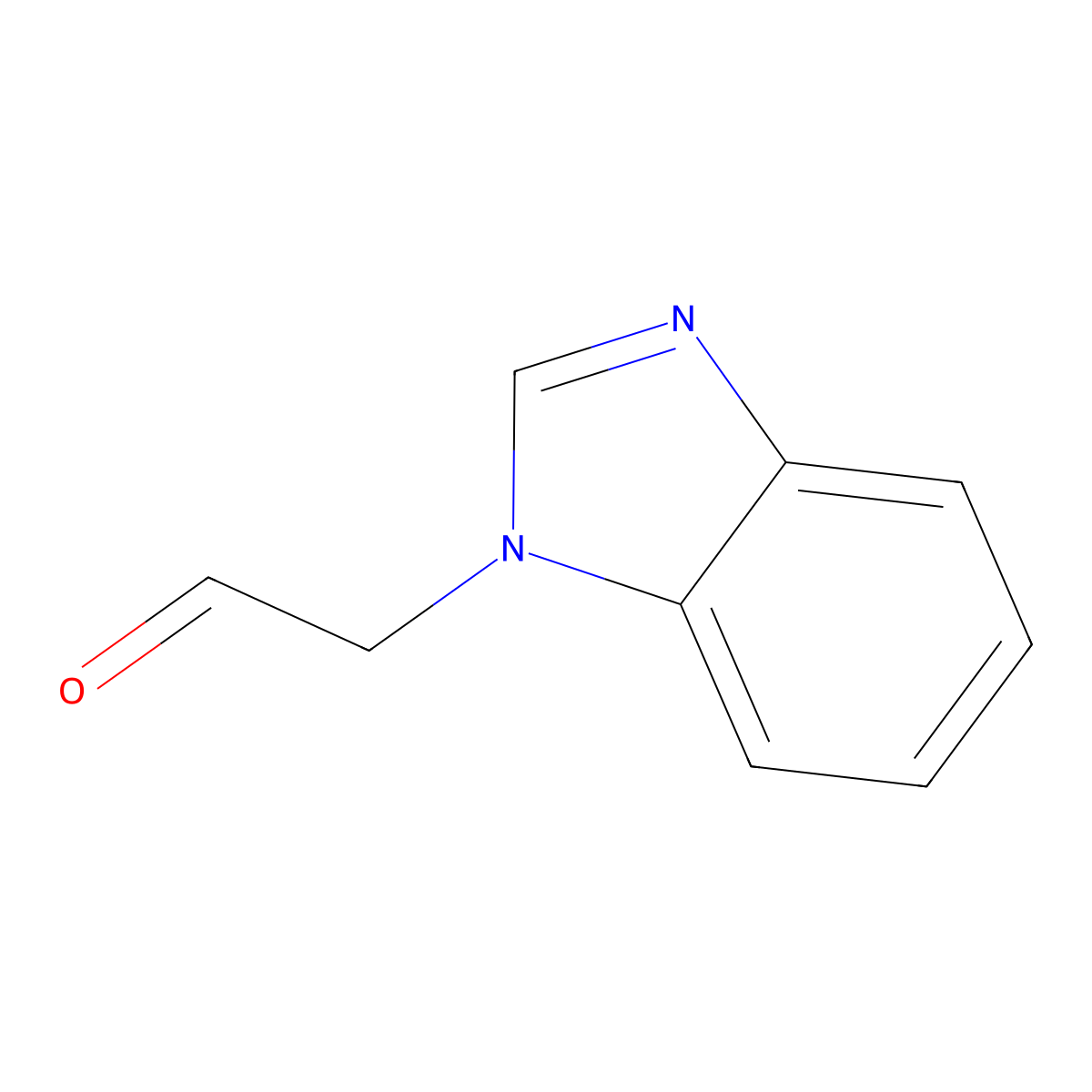 (1H-Benzimidazol-1-yl)acetaldehyde molecular structure, CAS 405174-42-7