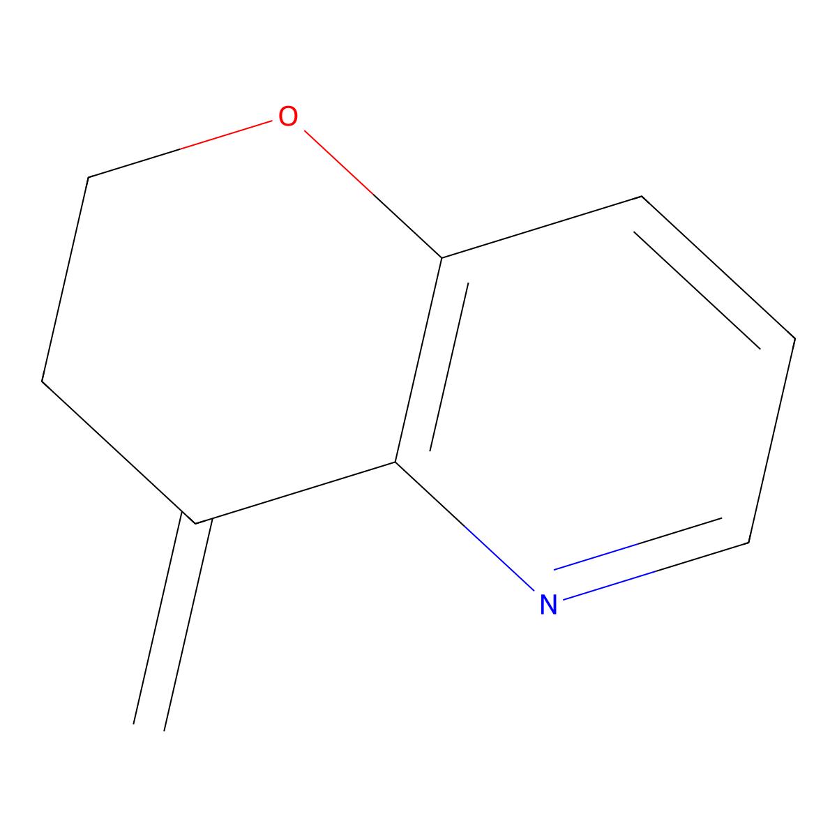 4-Methylene-3,4-dihydro-2H-pyrano[3,2-b]pyridine molecular structure, CAS 405174-46-1
