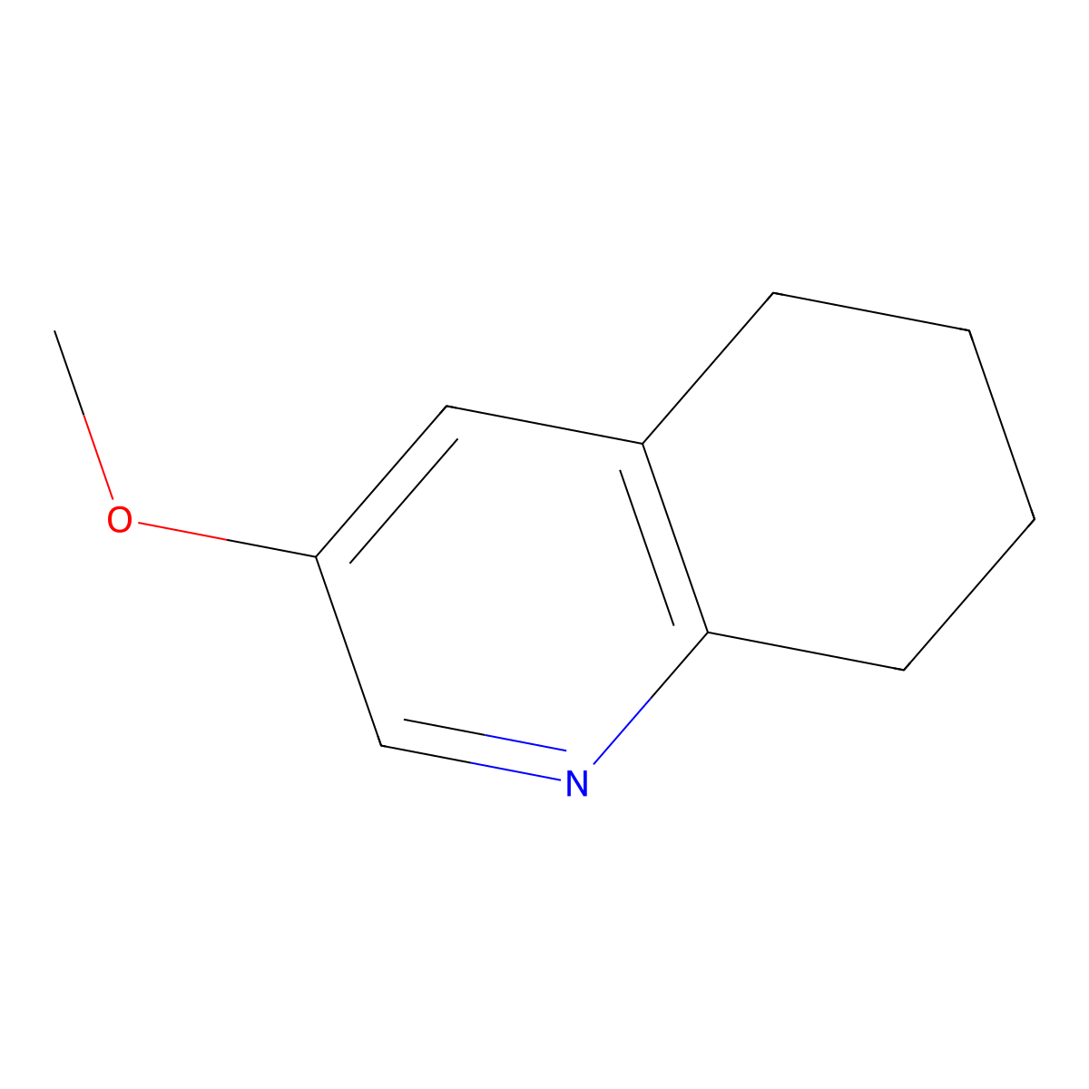 3-Methoxy-5,6,7,8-tetrahydroquinoline molecular structure, CAS 405174-69-8