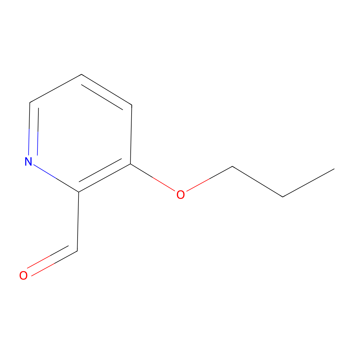 3-Propoxypicolinaldehyde molecular structure, CAS 405174-91-6