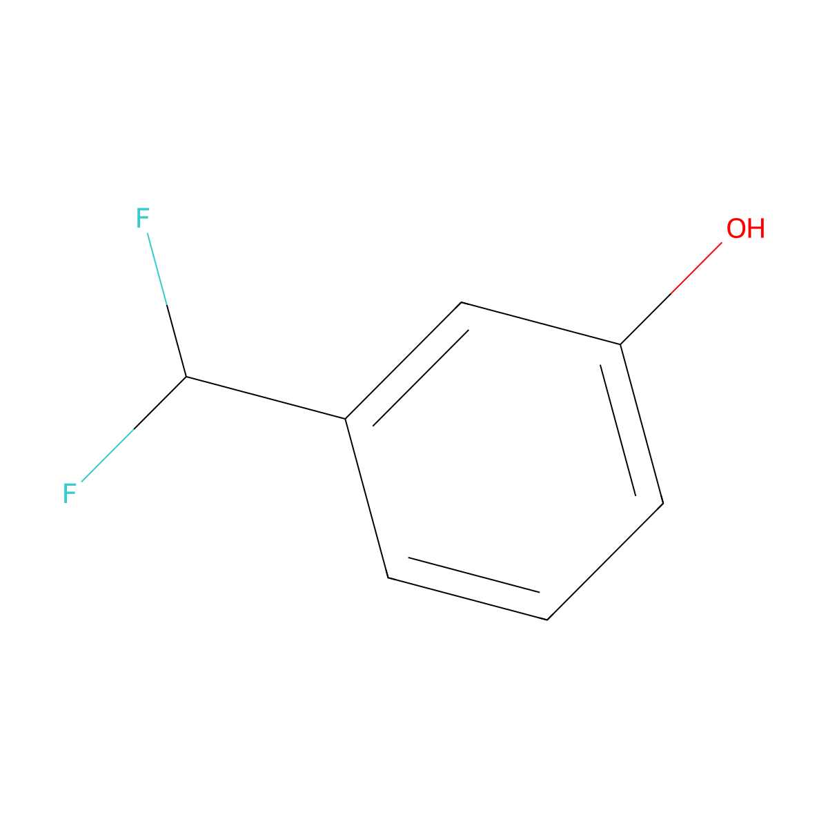 3-(Difluoromethyl)-phenol molecular structure, CAS 405196-14-7