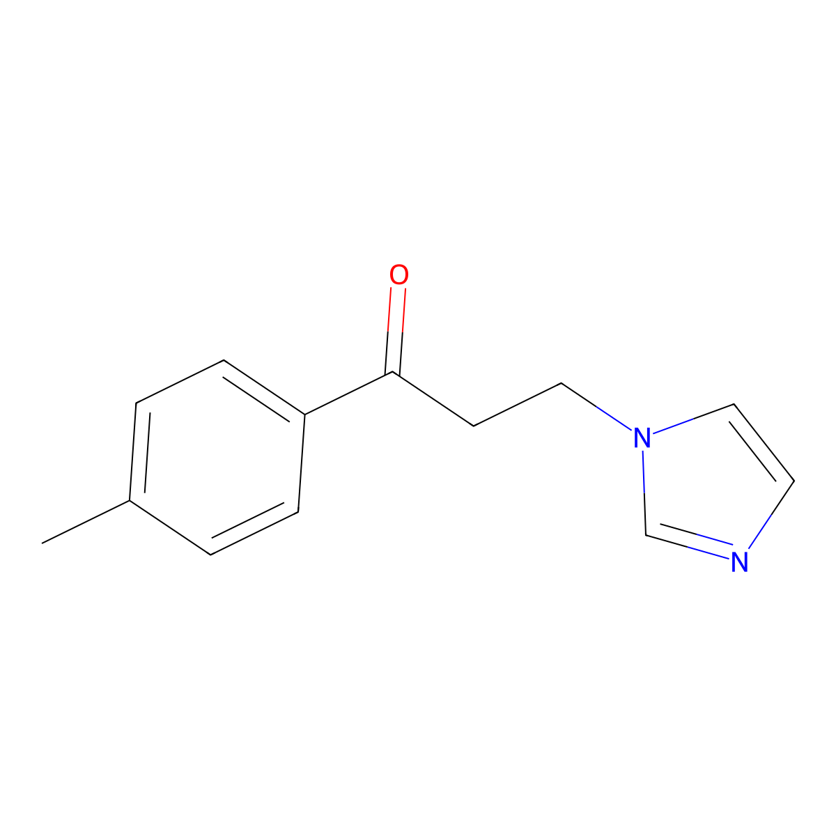 3-(1H-imidazol-1-yl)-1-(4-methylphenyl)propan-1-one molecular structure, CAS 405213-06-1