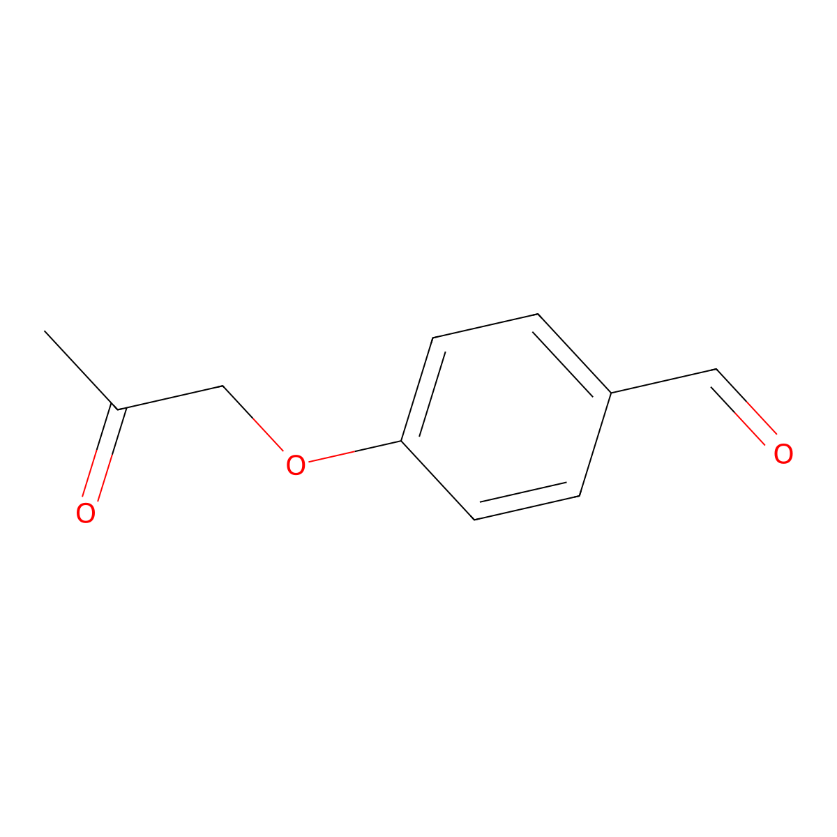 (4-Formylphenoxy)acetone molecular structure, CAS 405228-13-9