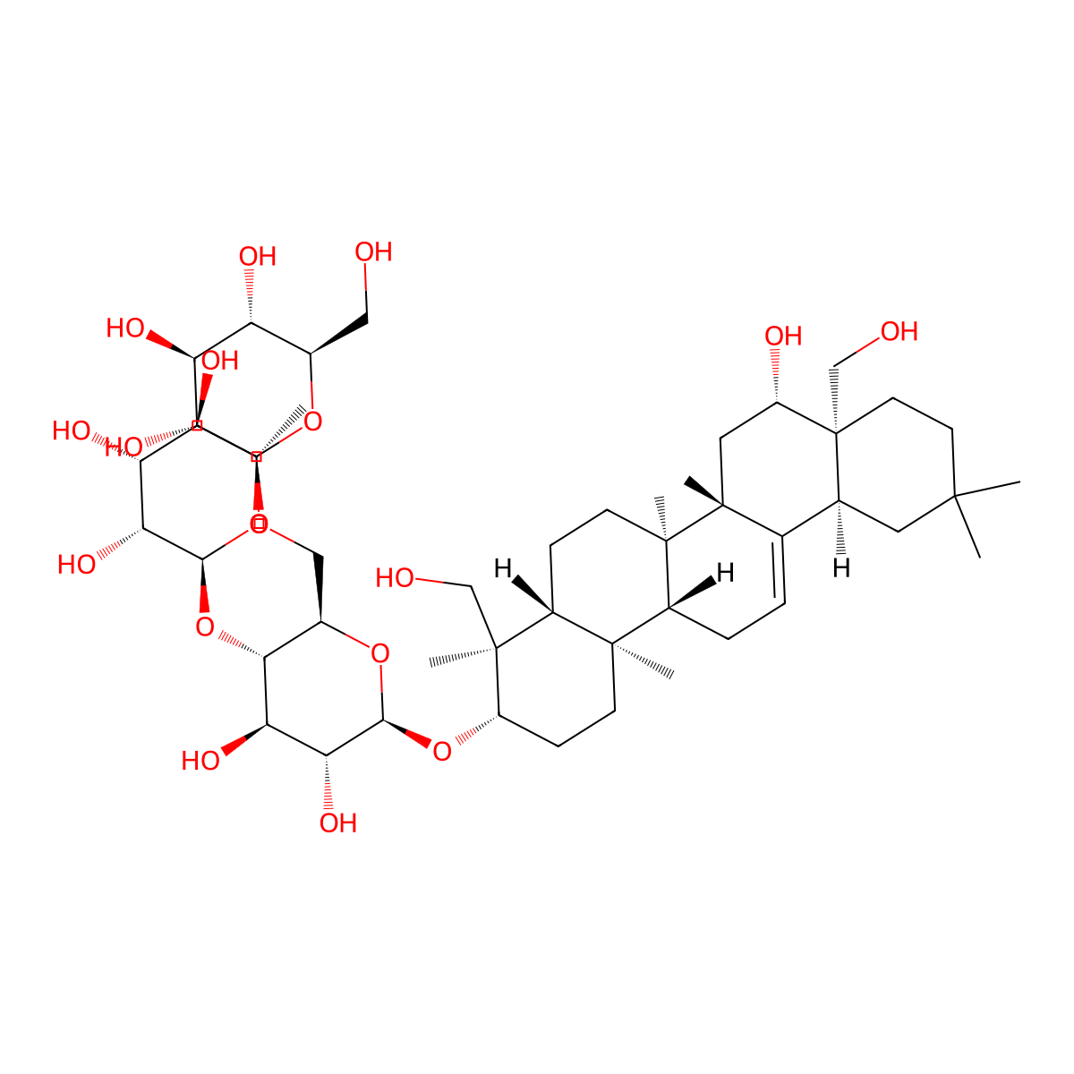 Nepasaikosaponin K molecular structure, CAS 405229-61-0