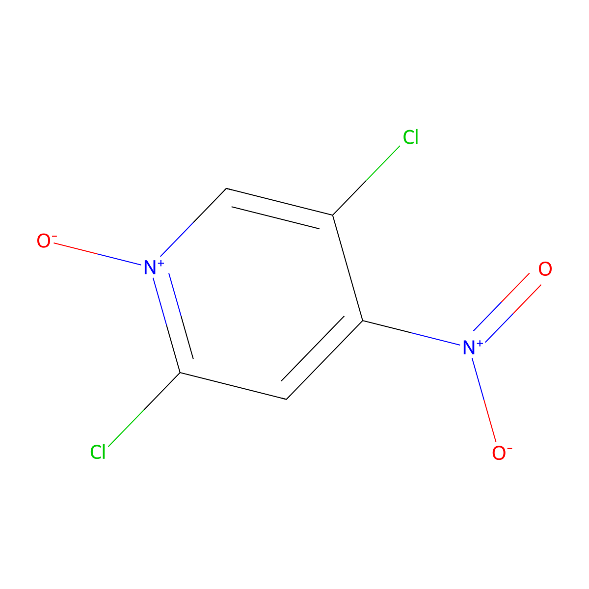 2,5-Dichloro-4-nitropyridine 1-oxide molecular structure, CAS 405230-81-1