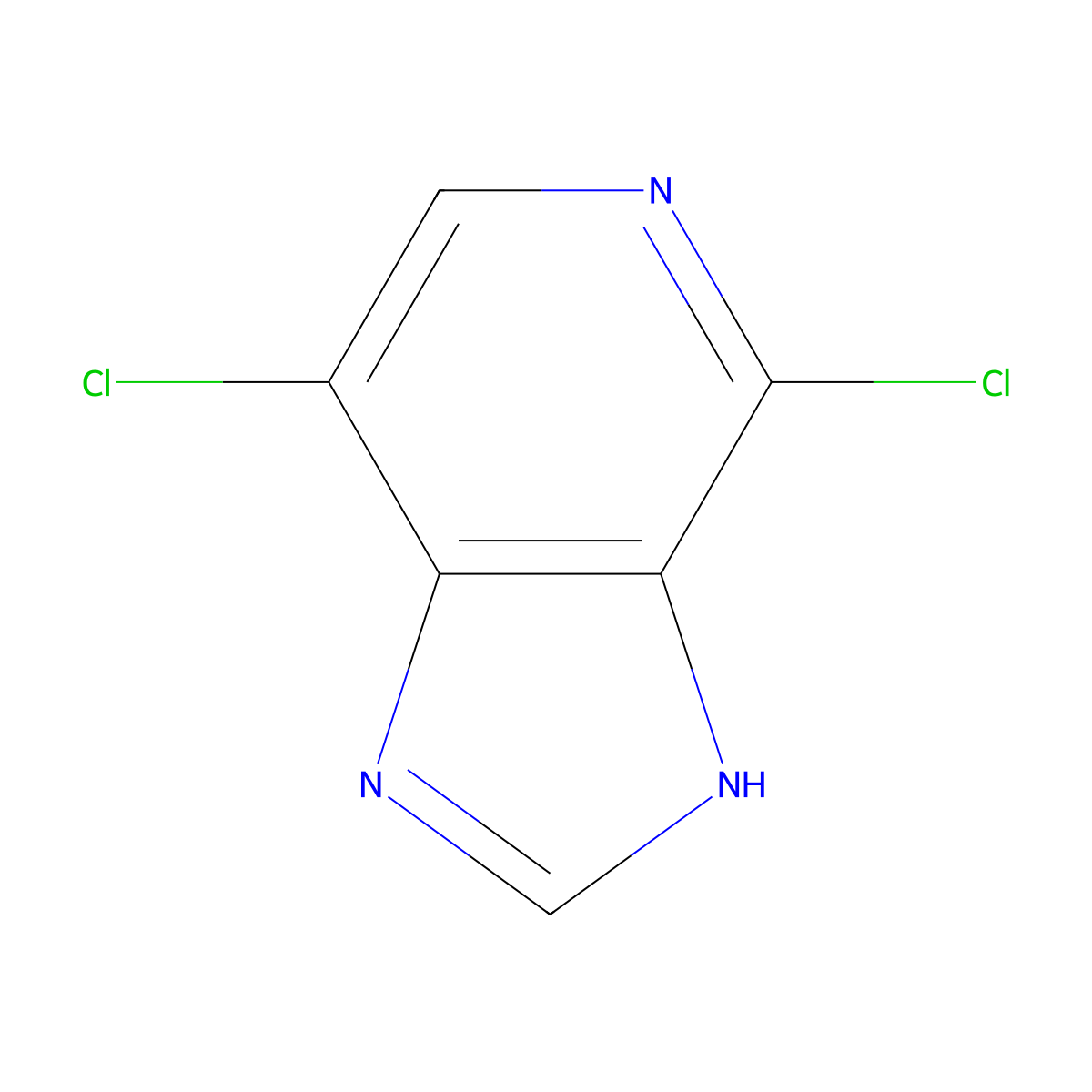 4,7-Dichloro-1H-imidazo[4,5-C]pyridine molecular structure, CAS 405230-98-0