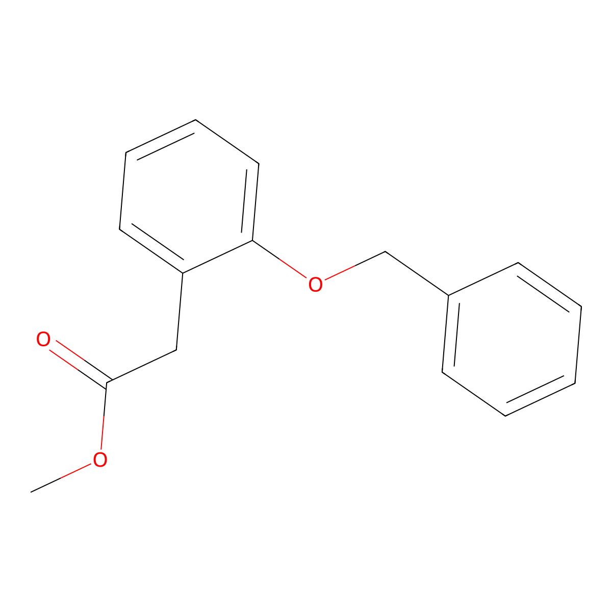 Methyl 2-(2-(benzyloxy)phenyl)acetate molecular structure, CAS 40525-65-3