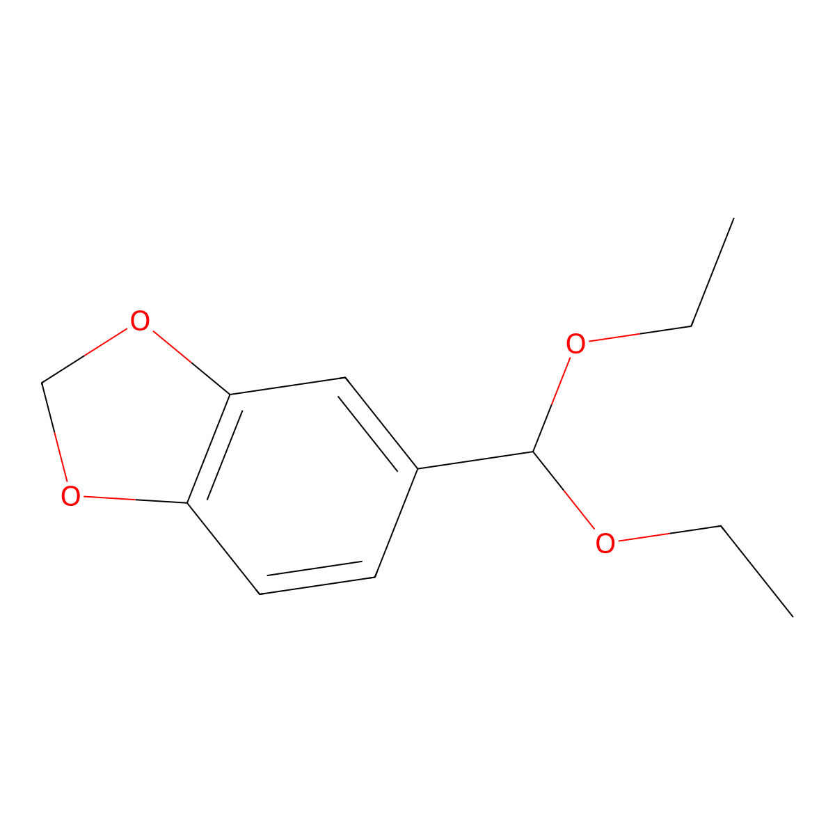 5-(Diethoxymethyl)-1,3-benzodioxole molecular structure, CAS 40527-42-2