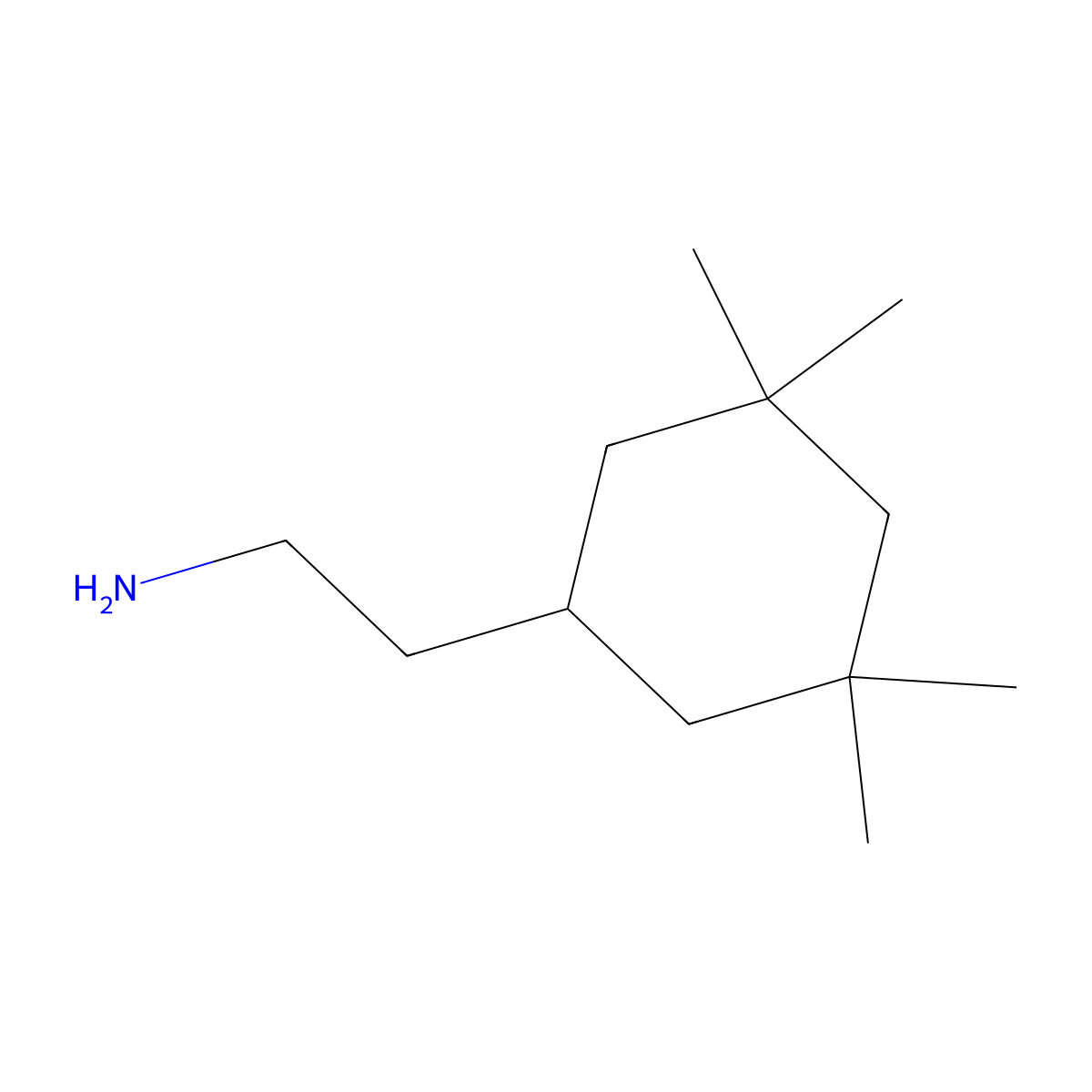 2-(3,3,5,5-Tetramethylcyclohexyl)ethan-1-amine molecular structure, CAS 405283-83-2