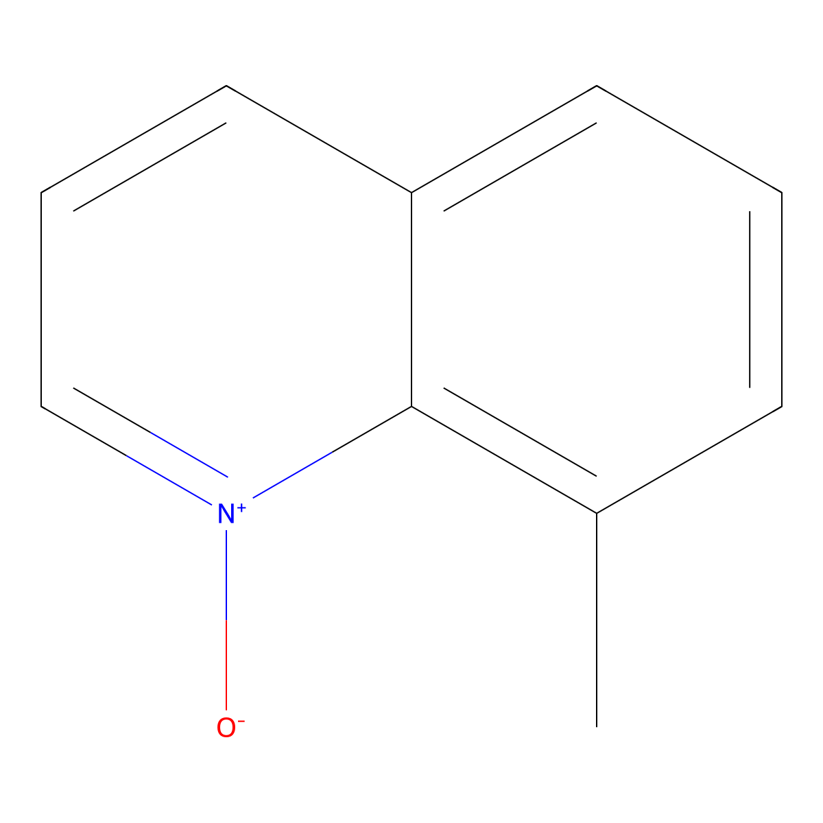 Quinoline, 8-methyl-, 1-oxide molecular structure, CAS 4053-38-7
