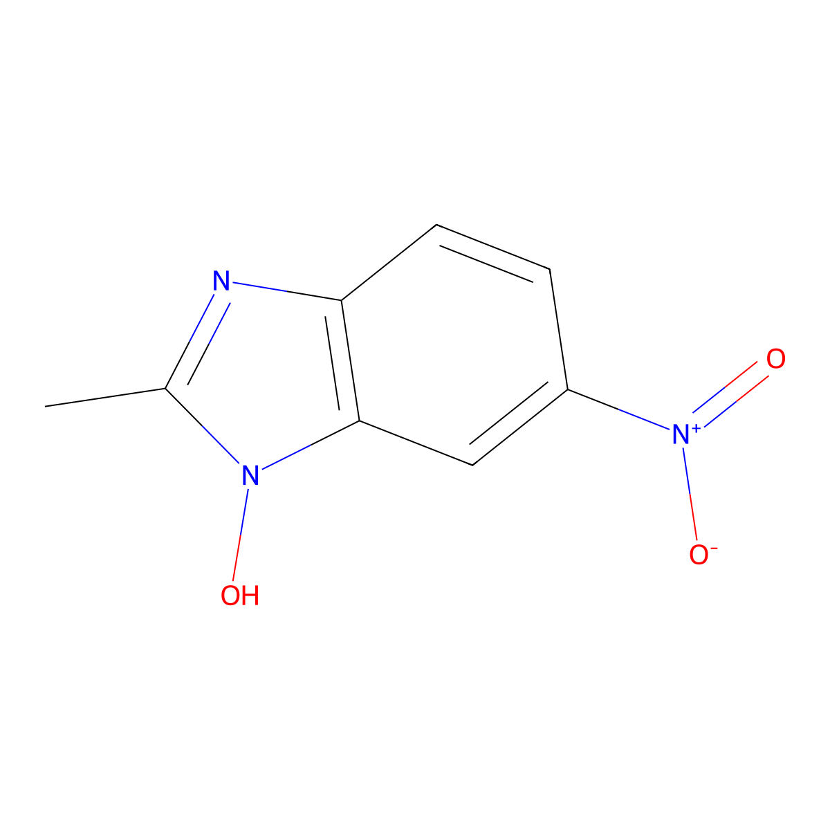 2-Methyl-6-nitro-1h-benzimidazol-1-ol molecular structure, CAS 405314-01-4