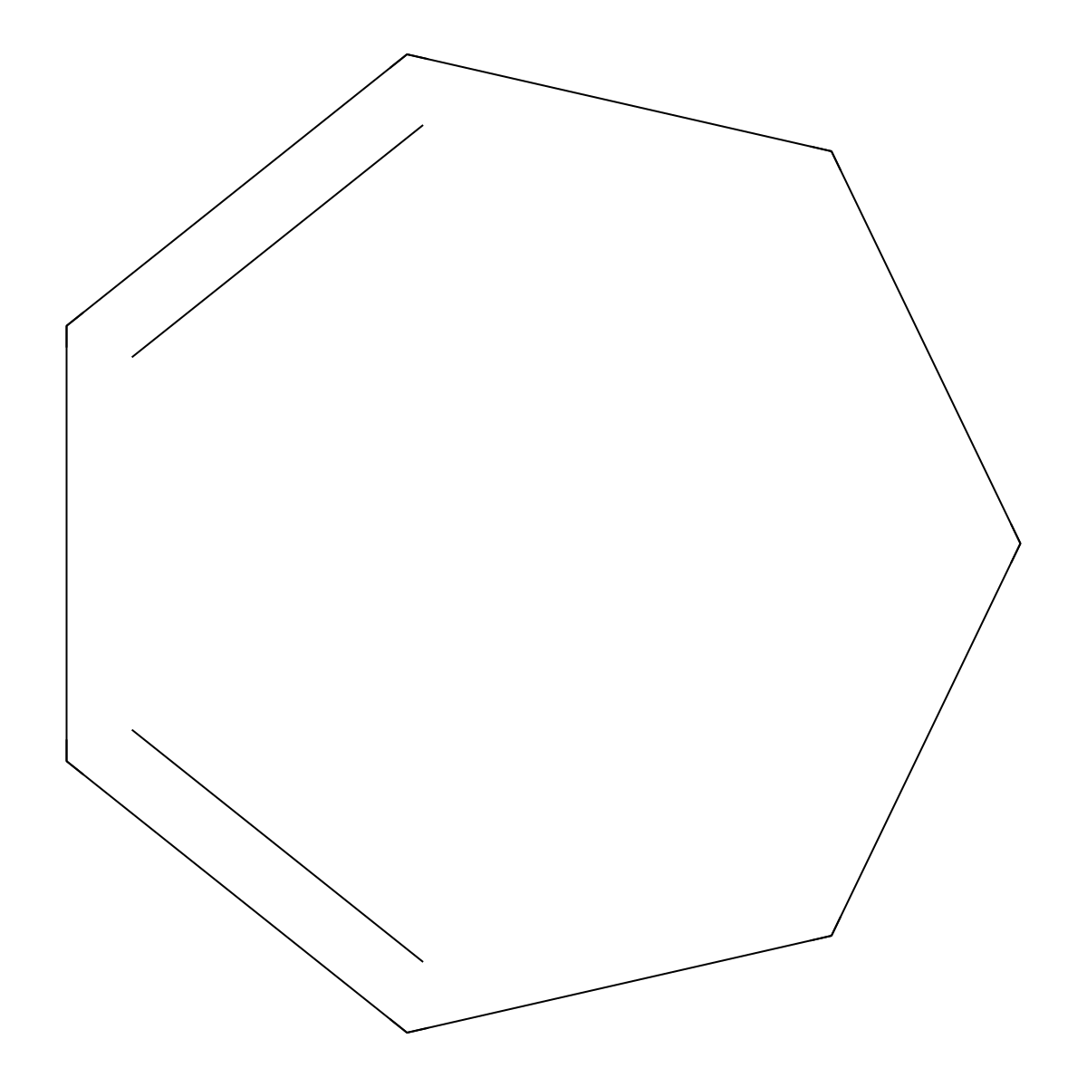 1,3-Cycloheptadiene molecular structure, CAS 4054-38-0
