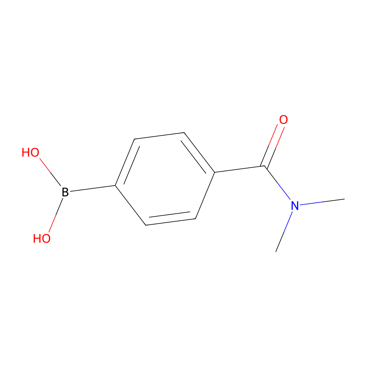 4-(Dimethylcarbamoyl)phenylboronic Acid molecular structure, CAS 405520-68-5