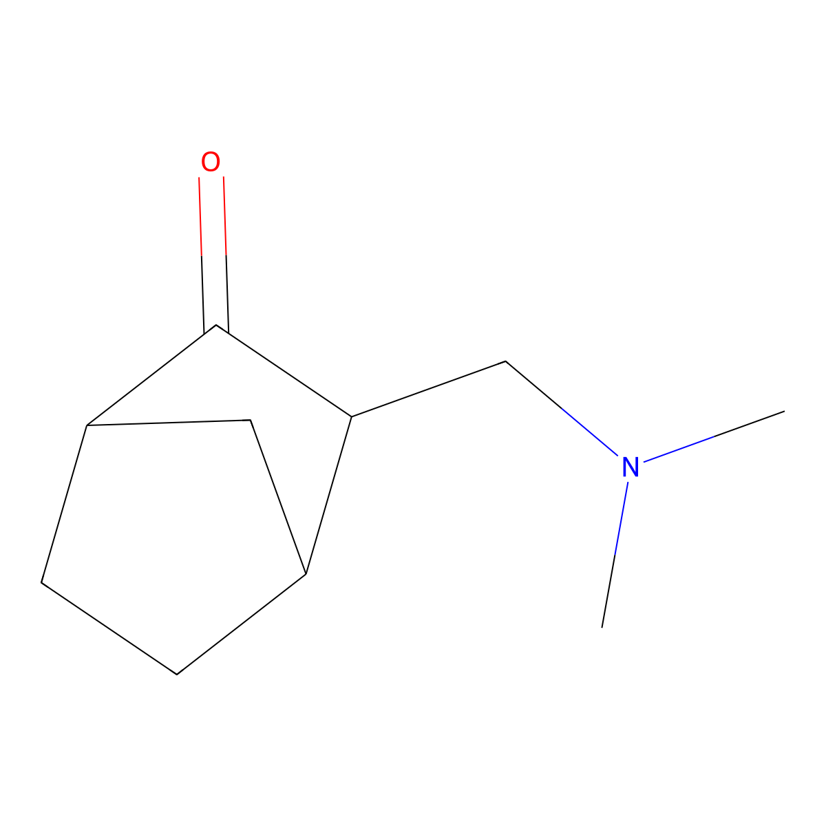 3-[(Dimethylamino)methyl]bicyclo[2.2.1]heptan-2-one molecular structure, CAS 40556-55-6