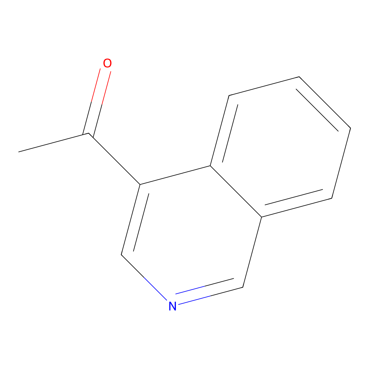 1-(Isoquinolin-4-YL)ethanone molecular structure, CAS 40570-74-9