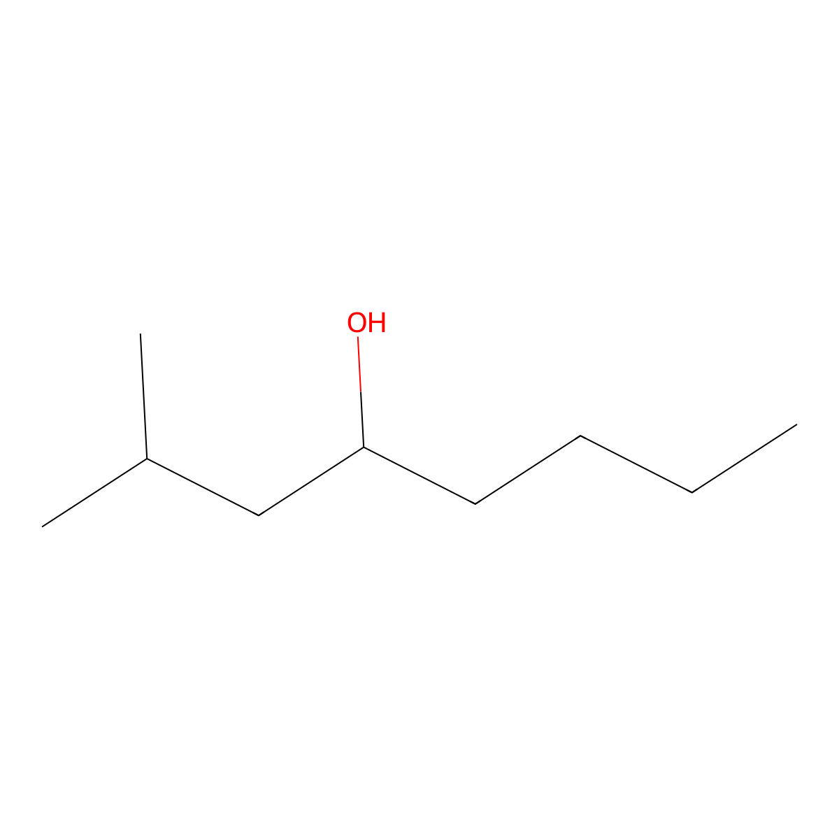 2-Methyl-4-octanol molecular structure, CAS 40575-41-5